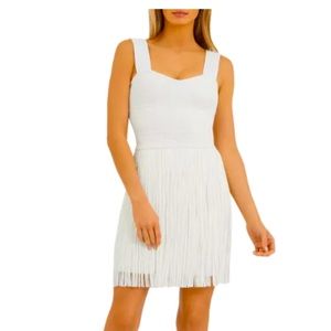 Herve Leger White Mini Dress